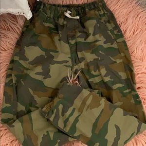 Army fatigue jeans